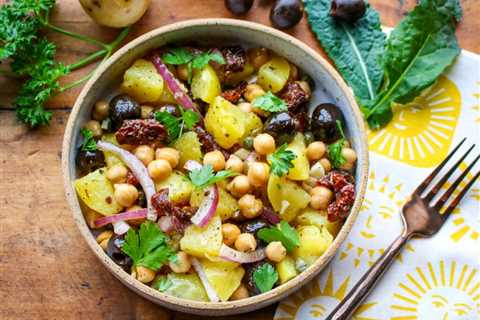 Potato, Bean and Olive Salad
