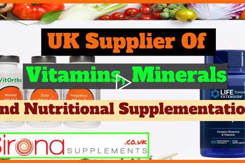 uk supplier of vitamins and minerals