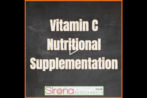 Vitamin C Supplement Health Benefits
