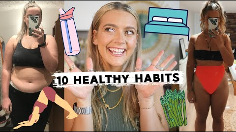 10 HEALTHY HABITS THAT CHANGED MY LIFE. MY HEALTHY MORNING ROUTINE | EmmasRectangle