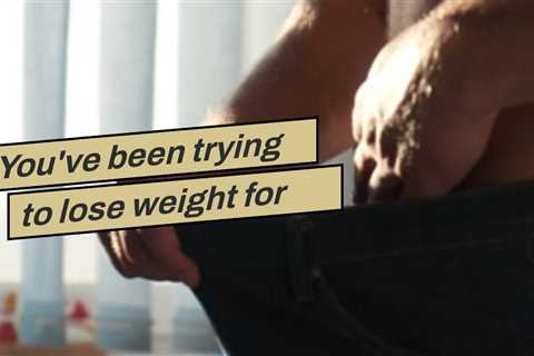 You've been trying to lose weight  for many years,  however you can't seem to  surpass that stu...