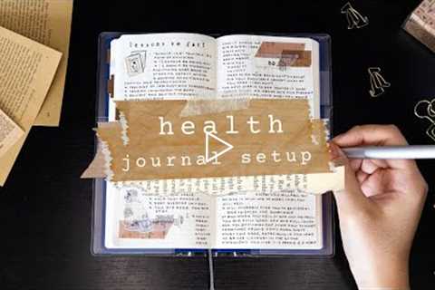 2022 Health and Wellness Journal Setup | Hobonichi Weeks 🧘🏻‍♀️