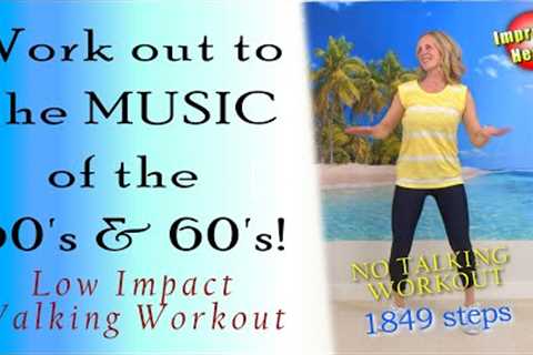 Workout to the 50's & 60's | At Home Walking Workout | Elvis Presley and more! | Improved..