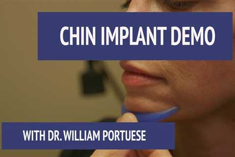 Chin Implant Demo with Seattle Portland Facial Plastic Surgeon, Dr. William Portuese