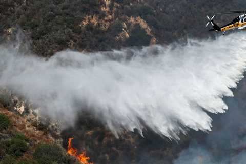 Forest fire northeast of Los Angeles contained by 20%