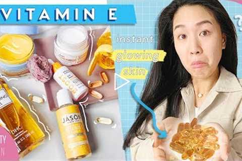 How to Use Vitamin E For Scars, Acne Marks & Clear Skin: For ALL Skin Types + Fave Products ✨