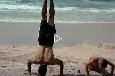 handstand push up 🧒🧑😤💪🔥🔥🔥🔥🔥🔥#fitness #calisthenics #motivation #gym #planche