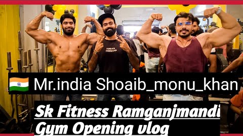 My First Vlog Sk Fitness Ramganjmandi Gym Opening Vlog