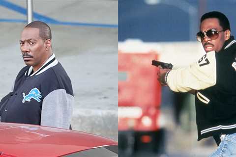 Pictures: Eddie Murphy spotted filming 'Beverly Hills Cop' wearing iconic jacket