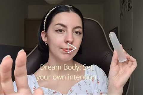 ASMR Reiki for Dream body ｜Soft spoken, Intention setting, Hand movements, crystal healing