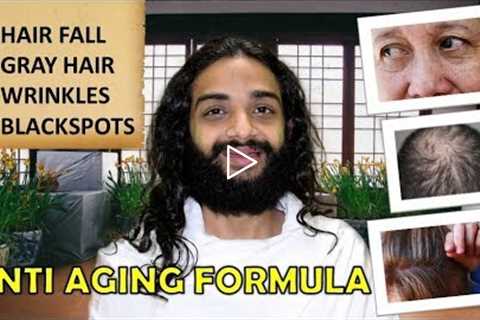 ANTI AGING FORMULA: HAIRFALL, WRINKLES, FINELINES, DARKCIRCLES & BLACKSPOTS ETC BY NITYANANDAM..