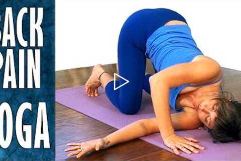 Yoga Stretches for Back Pain Relief, Sciatica, Neck Pain & Flexibility, Beginners Level Workout