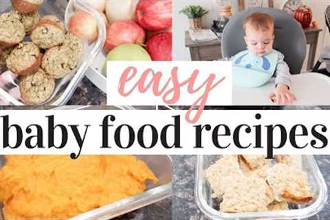 6 Easy Baby Food Recipes For Baby Led Weaning | KAYLA BUELL