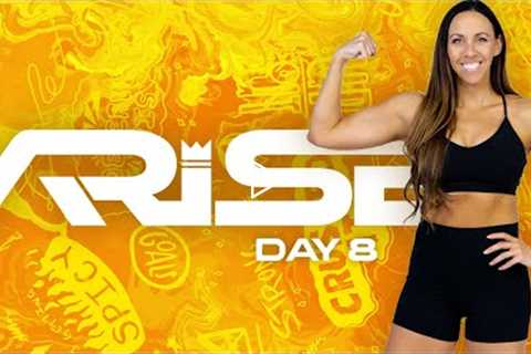 30 Minute Upper Body Burnout & Core Workout | ARISE - Day 8