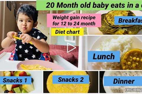 What My 20 Month Old Baby Eats In a Day  /Weight Gain Recipe For 12 To 24 Month Baby/Daily Routine
