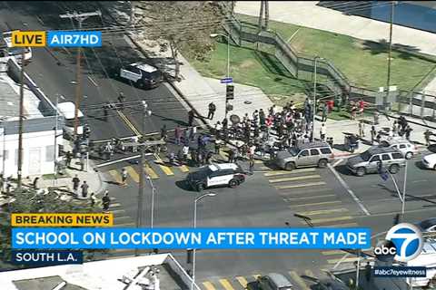 LA Academy Middle School on lockdown after threat of violence against campus, police say