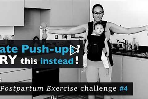 Hate doing Pushups? Push Up alternative Exercise / POSTPARTUM Health and Fitness - DUMBBELL FLY