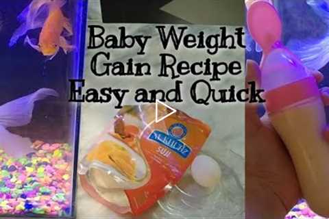 || BABY FOOD SERIES || Weight gain recipe for 6 months baby || Easy and quick baby food recipe 💖