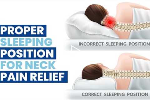 Proper sleeping position for neck pain relief | Home Remedies by UltraCare PRO.