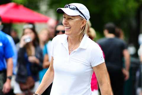 Retired Tennis Superstar and Breast Cancer Survivor Martina Navratilova Encourages Women to..