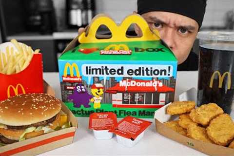 The FASTEST Adult Happy Meal Ever Eaten (under 1 Minute!!)