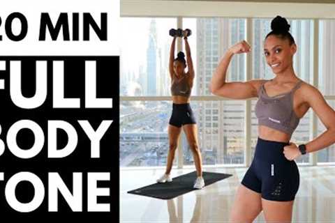 20 MIN Full Body FAT BURN with Dumbbells 🔥 Get TONED