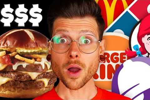 Eating Fast Food Restaurants'''' MOST EXPENSIVE Menu Items
