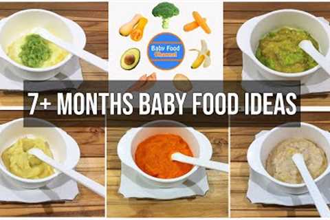 7 Months Baby Food Ideas – 5 Healthy Homemade Baby Food Recipes