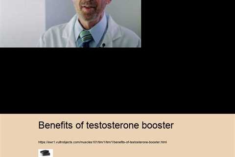 benefits of testosterone booster