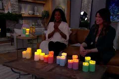 Home Reflections S/3 Flameless Candles with Remote Control on QVC