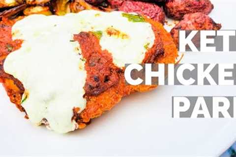 KETO CHICKEN PARMESAN | Easy Air Fryer Low Carb Recipe