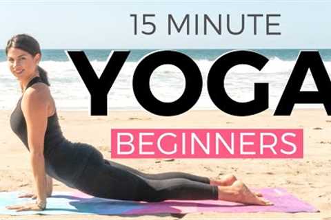 15 minute Morning Yoga for Beginners 🔥 WEIGHT LOSS edition 🔥 Beginners Yoga Workout