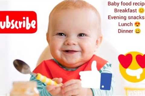 6 to12 months for weight gain baby food recipes😋|breakfast Lunch dinner#sangamner #babyfood #viral