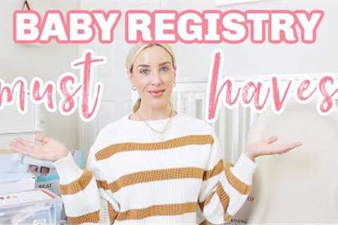 BABY REGISTRY MUST HAVES! Registry tips + recommendations for newborns! Olivia Zapo