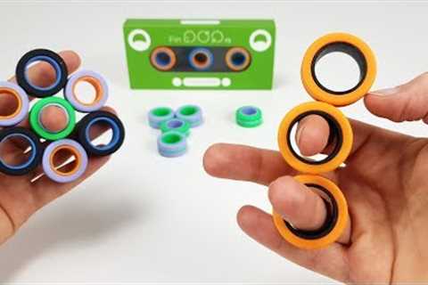 FinGears , Magnetic Rings Fidget Toy | Magnetic Games