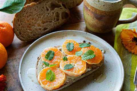 Tahini Butter Toast with Citrus