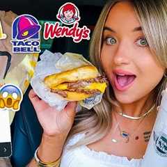 Eating My Subscribers FAVORITE Fast Food Meals for 24 HOURS!