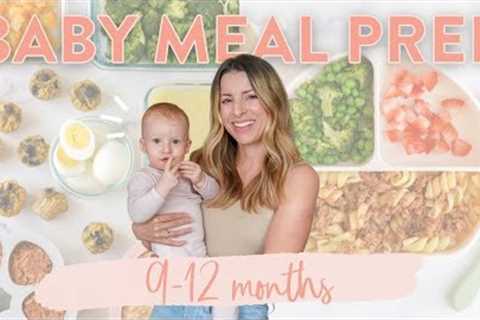 BABY FOOD MEAL PREP (9-12 MONTHS) + FREE Downloadable Guide & Recipes