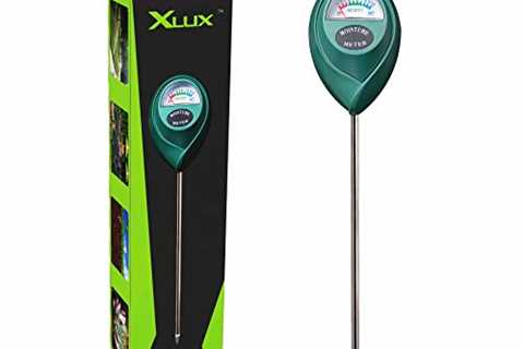 XLUX Soil Moisture Meter, Plant Water Monitor, Soil Hygrometer Sensor for Gardening, Farming,..