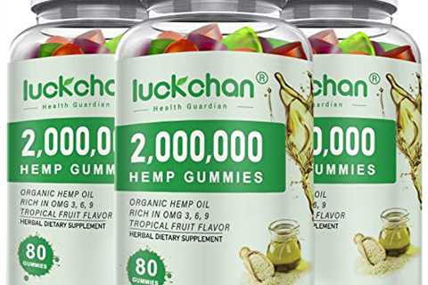 (3 Pack) High Potency Hemp Gummies for Pain Relief and Inflammation - 2,000,000 Extra Strength Hemp ..
