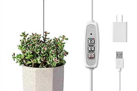 Grow Light, Lordem Full Spectrum LED Plant Light for Indoor Plants, Height Adjustable Growing Lamp..