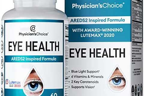 Areds 2 Eye Vitamins (Clinically Proven LuteMax 2020) Lutein, Zeaxanthin and Bilberry Supplement,..