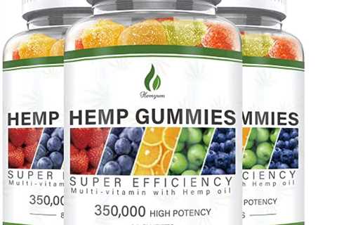 Organic Hemp Gummies Extract Pain Relief Inflammation Anxiety Stress Sleep Vaginal Dryness CBS CDB..