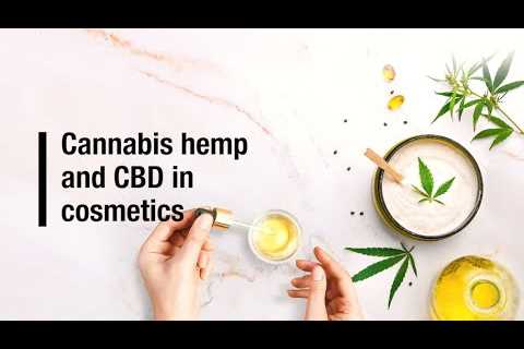 Cannabis hemp and CBD in cosmetics