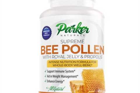 Best Bee Pollen, Royal Jelly and Propolis by Parker Naturals - Made by USA Bee Keepers - 120..