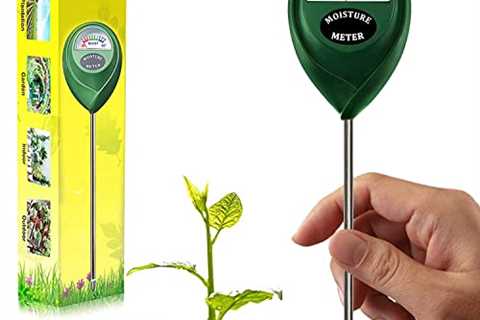 Soil Moisture Sensor Meter, Hygrometer Moisture Sensor for Garden, Farm, Lawn Plants Indoor ..