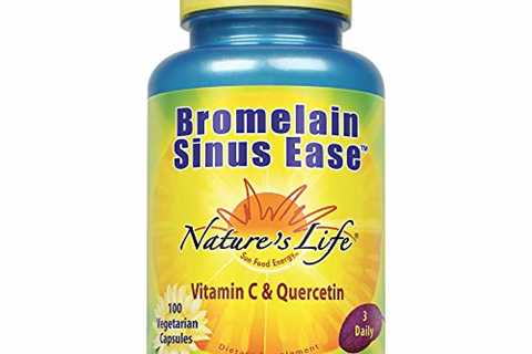 Nature's Life Bromelain Sinus Ease, 1200 Mg, 100 Capsules