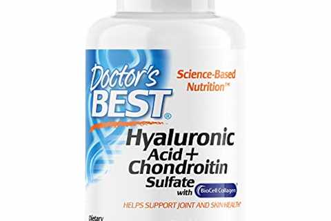 Doctor's Best Hyaluronic Acid with Chondroitin Sulfate, featuring BioCell Collagen, Non-GMO, Gluten ..