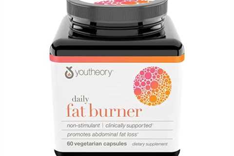 Youtheory Daily Fat Burner Vegetarian Capsules, Healthy Weight Management, 60 ct