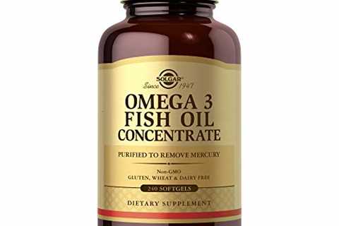 Solgar Omega-3 Fish Oil Concentrate, 240 Softgels - Support for Cardiovascular, Joint  Brain Health ..
